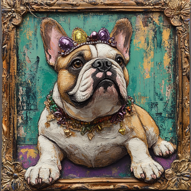 Dog Sign, English Bulldog Sign, DCO-12951, Sign For Wreath, 10x10